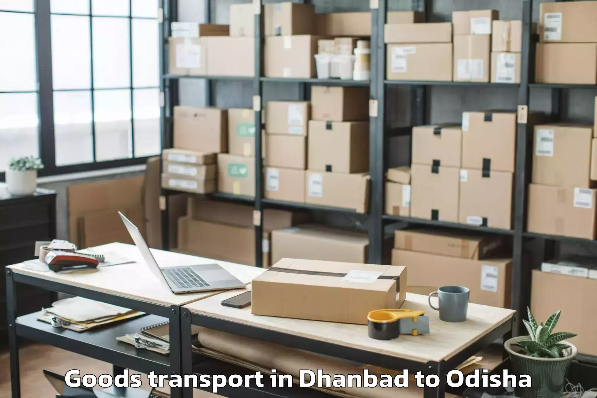 Get Dhanbad to Kalunga Industrial Estate Goods Transport